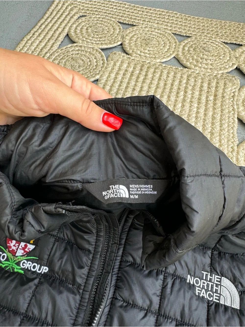 The North Face Black Quilted Insulated Puffer Jacket Men's Size M